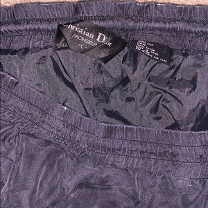 Vintage Christian Dior silk trousers
